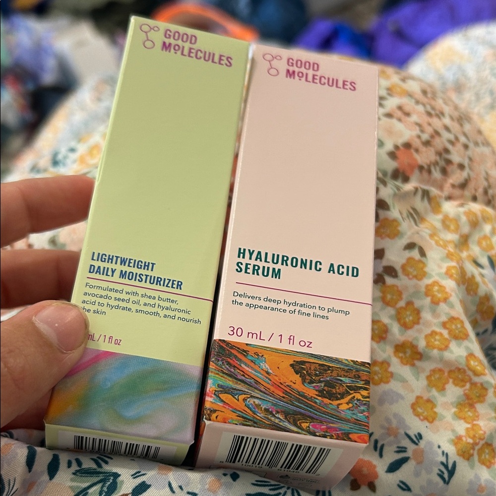 Good Molecules Hyaluronic Acid Serum and Daily Moisturizer